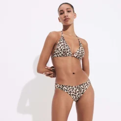 Femme Vilebrequin Tous Les Bas^Bas De Maillot De Bain Culotte Midi Femme Turtles Leopard