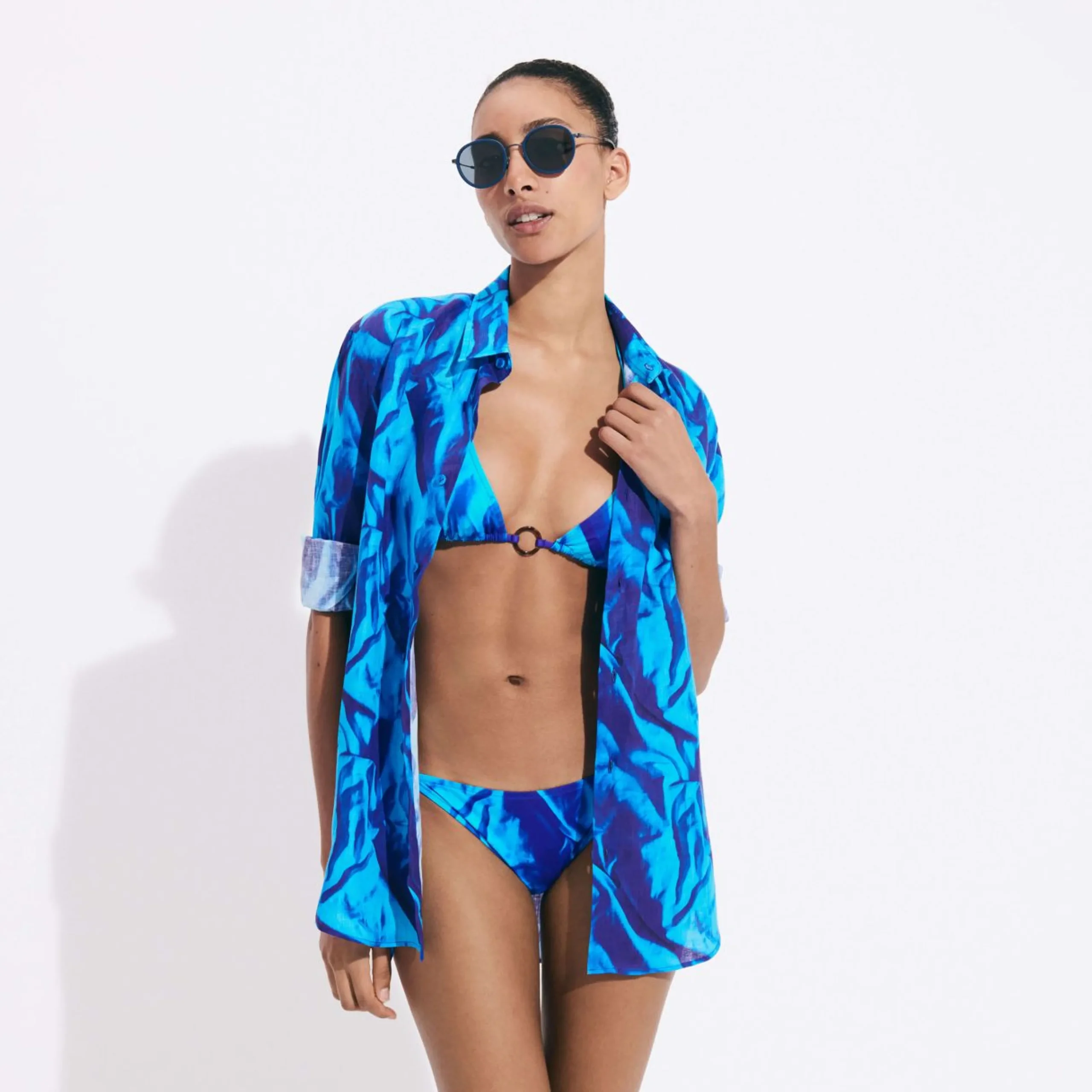 Femme Vilebrequin Tous Les Bas^Bas De Maillot De Bain Mini Slip Femme Les Draps Froisses