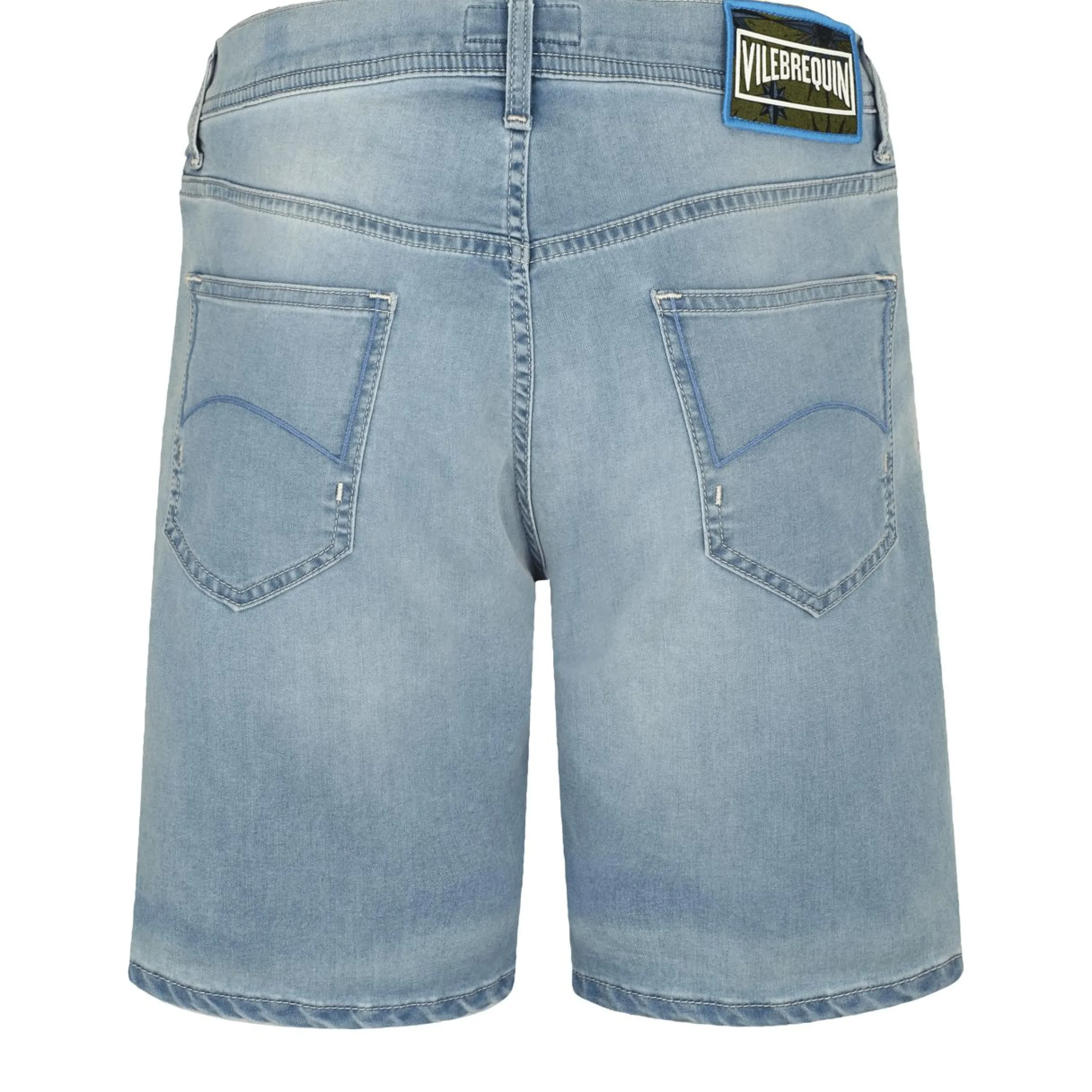 Homme Vilebrequin Bermudas Et Shorts^Bermuda 5 Poches En Jean Delave Homme Sud