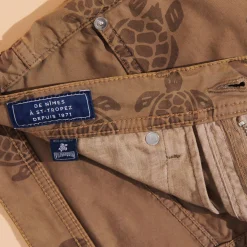Homme Vilebrequin Bermudas Et Shorts^Bermuda 5 Poches Homme Ronde Des Tortues