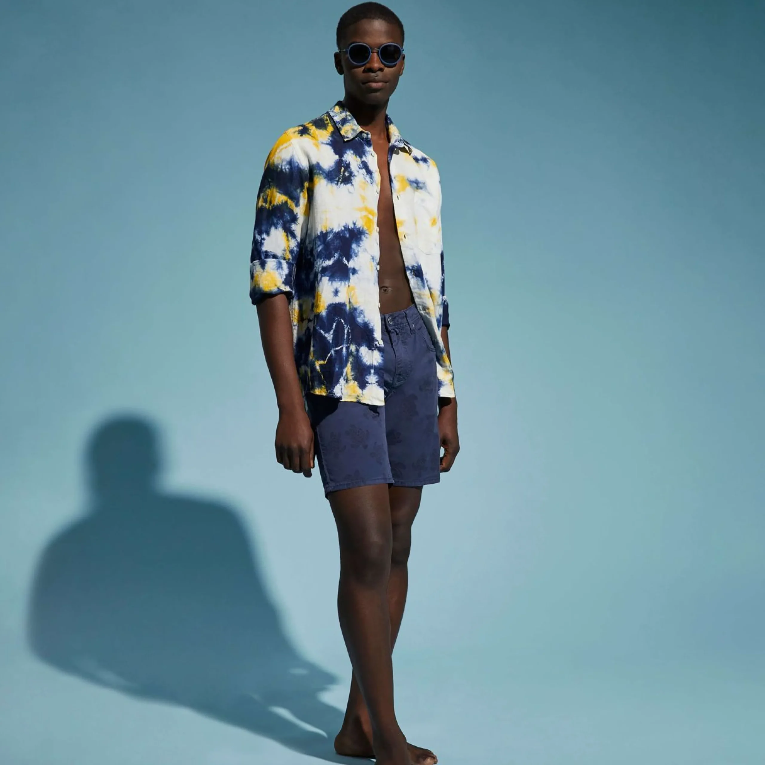 Homme Vilebrequin Bermudas Et Shorts^Bermuda 5 Poches Homme Ronde Des Tortues