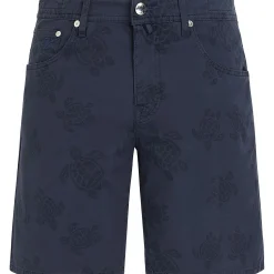 Homme Vilebrequin Bermudas Et Shorts^Bermuda 5 Poches Homme Ronde Des Tortues
