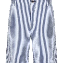 Homme Vilebrequin Bermudas Et Shorts^Bermuda Chino En Coton Homme Seersucker