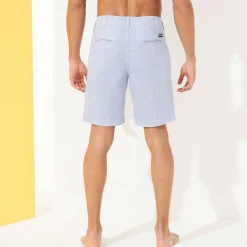 Homme Vilebrequin Bermudas Et Shorts^Bermuda En Coton Homme Imprime Micro Flower