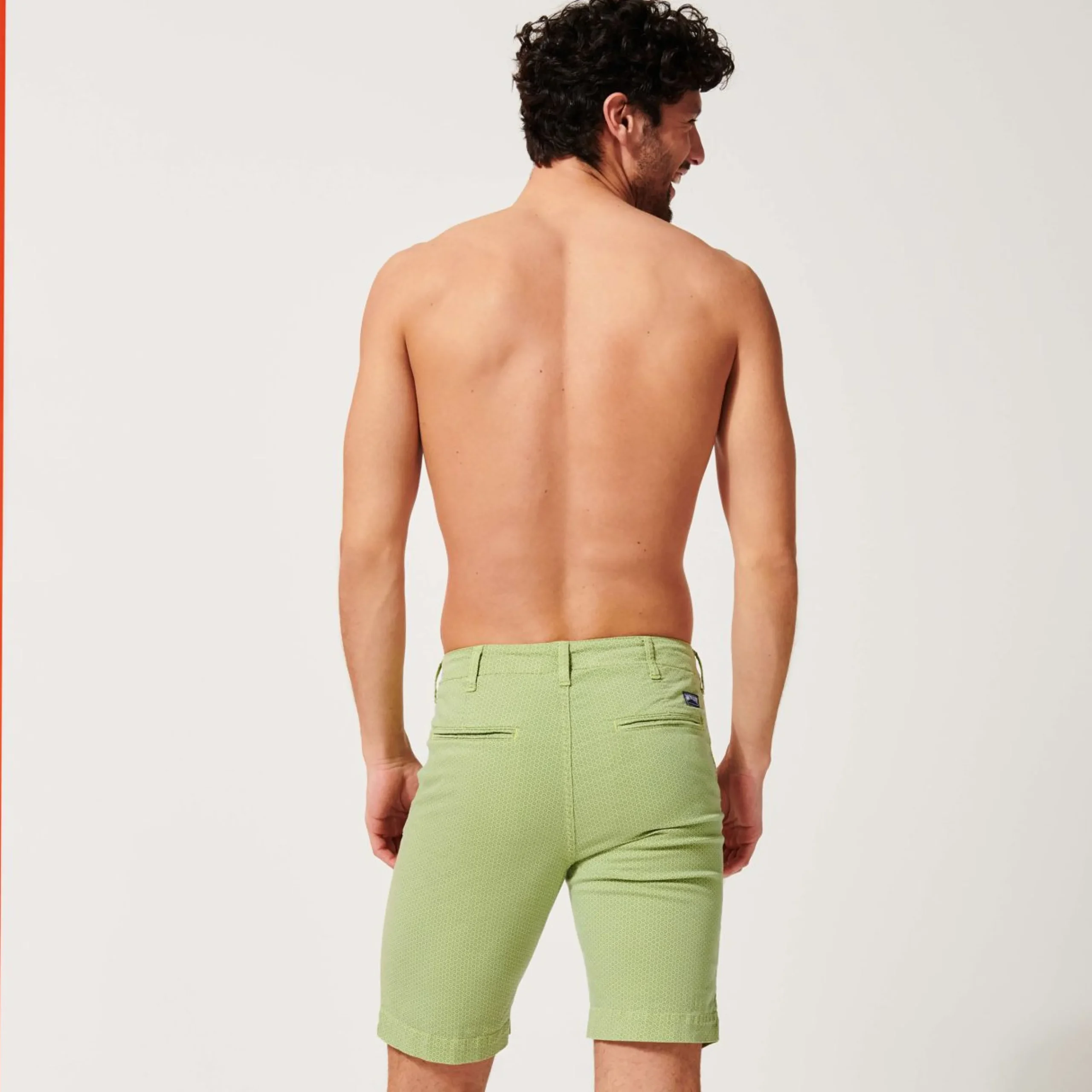 Homme Vilebrequin Bermudas Et Shorts^Bermuda En Coton Homme Imprime Micro Flower