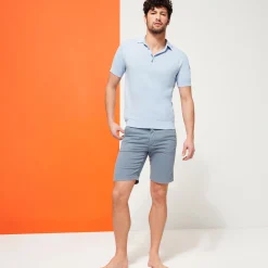 Homme Vilebrequin Bermudas Et Shorts^Bermuda En Coton Homme Imprime Micro Flower