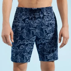 Homme Vilebrequin Bermudas Et Shorts^Bermuda En Coton Homme Poulpes Bicolores