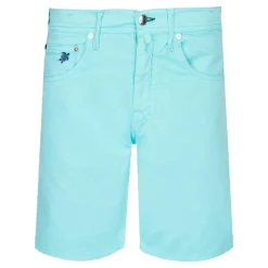 Homme Vilebrequin Bermudas Et Shorts^Bermuda En Coton Satine 5 Poches Homme Uni