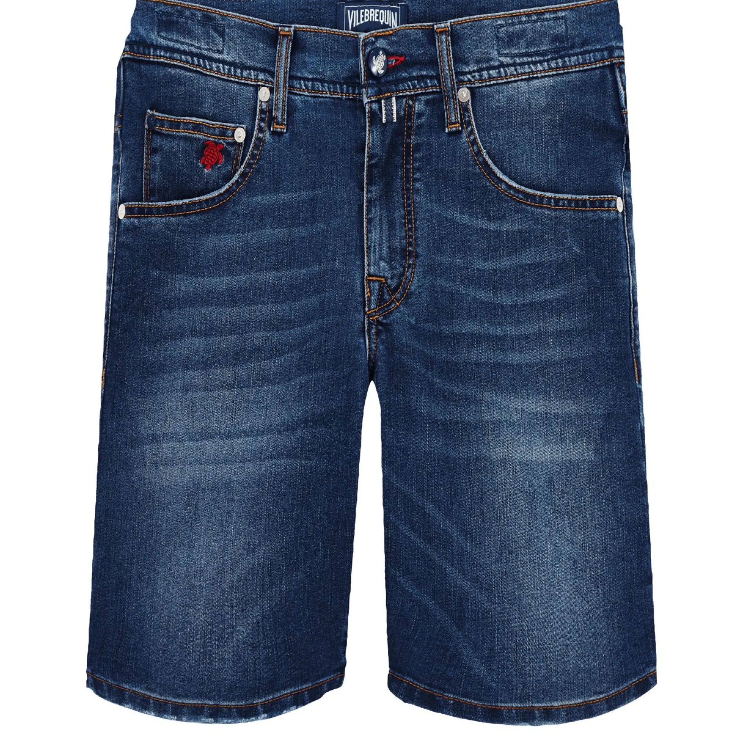 Homme Vilebrequin Bermudas Et Shorts^Bermuda En Jean 5 Poches Homme Neo Medusa
