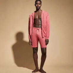 Homme Vilebrequin Loungewear^Bermuda En Jersey De Lin Unisexe Uni