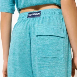 Homme Vilebrequin Loungewear^Bermuda En Jersey De Lin Unisexe Uni