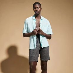 Homme Vilebrequin Loungewear^Bermuda En Jersey De Lin Unisexe Uni