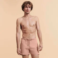 Homme Vilebrequin Bermudas Et Shorts^Bermuda En Lin Homme Mineral Dye