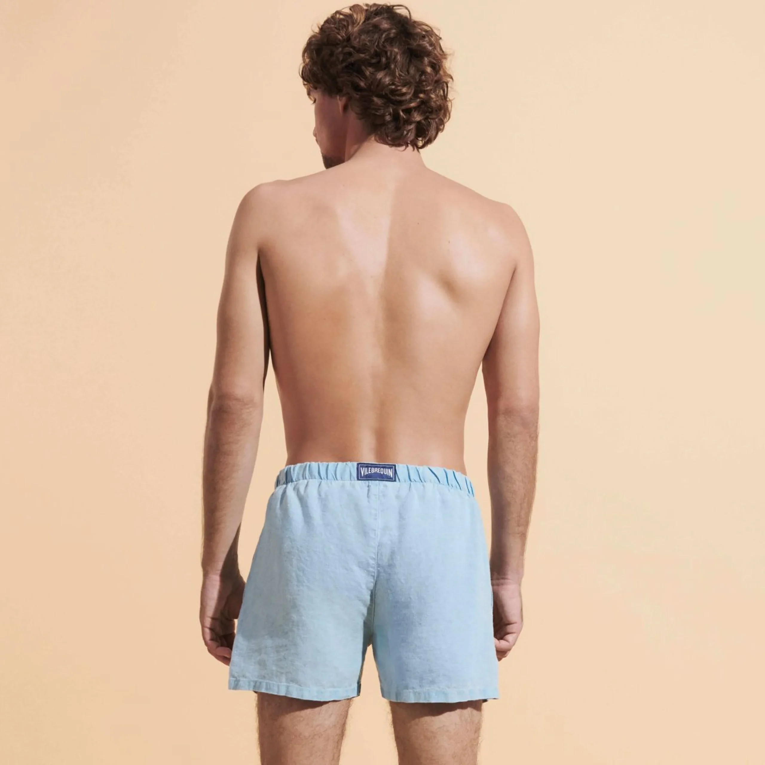 Homme Vilebrequin Bermudas Et Shorts^Bermuda En Lin Homme Mineral Dye