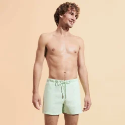 Homme Vilebrequin Bermudas Et Shorts^Bermuda En Lin Homme Mineral Dye