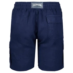 Homme Vilebrequin Bermudas Et Shorts^Bermuda En Lin Homme Uni Poches Cargo