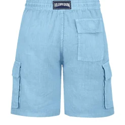 Homme Vilebrequin Bermudas Et Shorts^Bermuda En Lin Homme Uni Poches Cargo