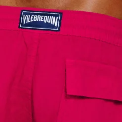 Homme Vilebrequin Pantalons^Bermuda En Lin Homme Uni Poches Cargo