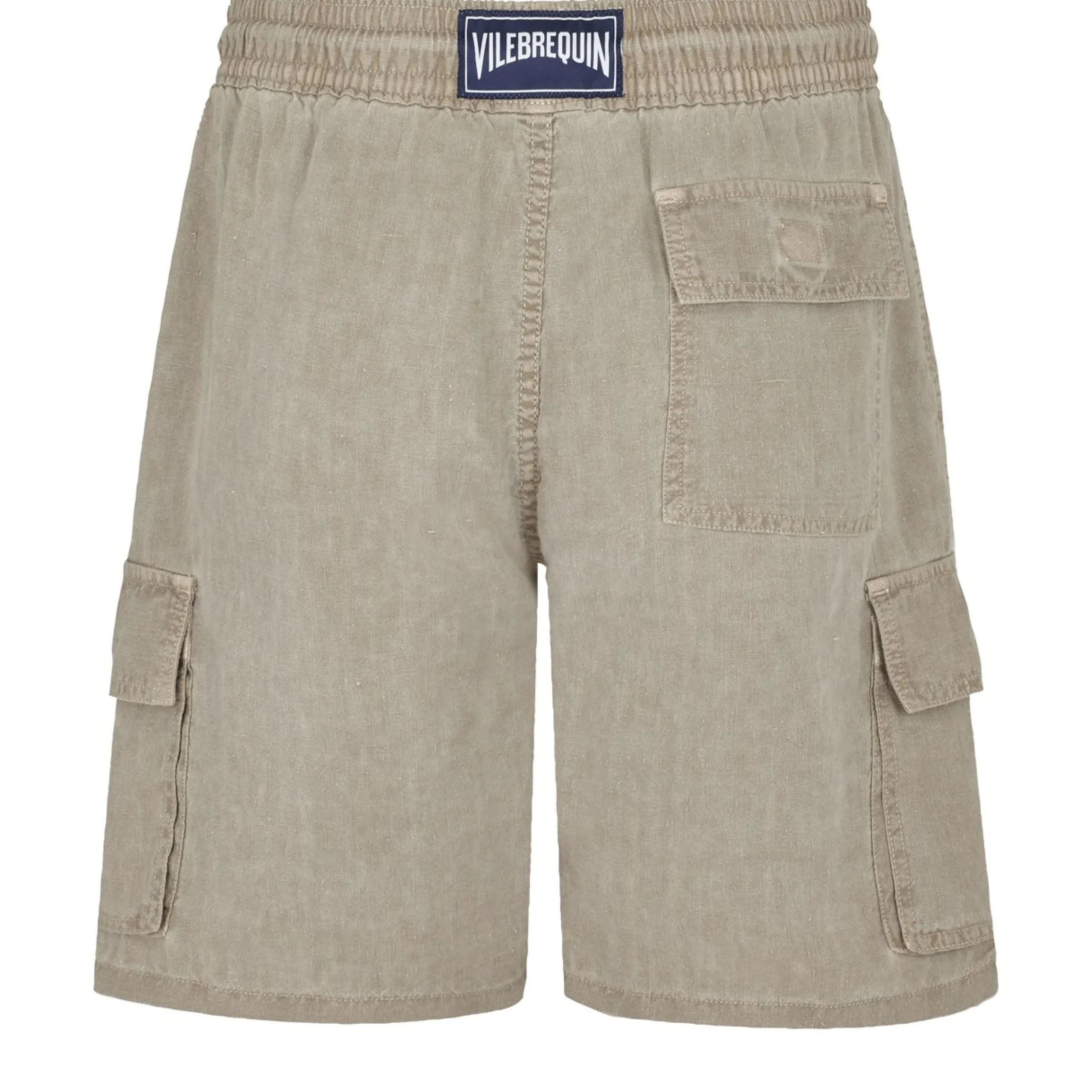 Homme Vilebrequin Bermudas Et Shorts^Bermuda En Lin Homme Uni Teinture Minerale