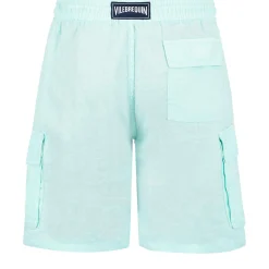 Homme Vilebrequin Bermudas Et Shorts^Bermuda En Lin Homme Uni Poches Cargo