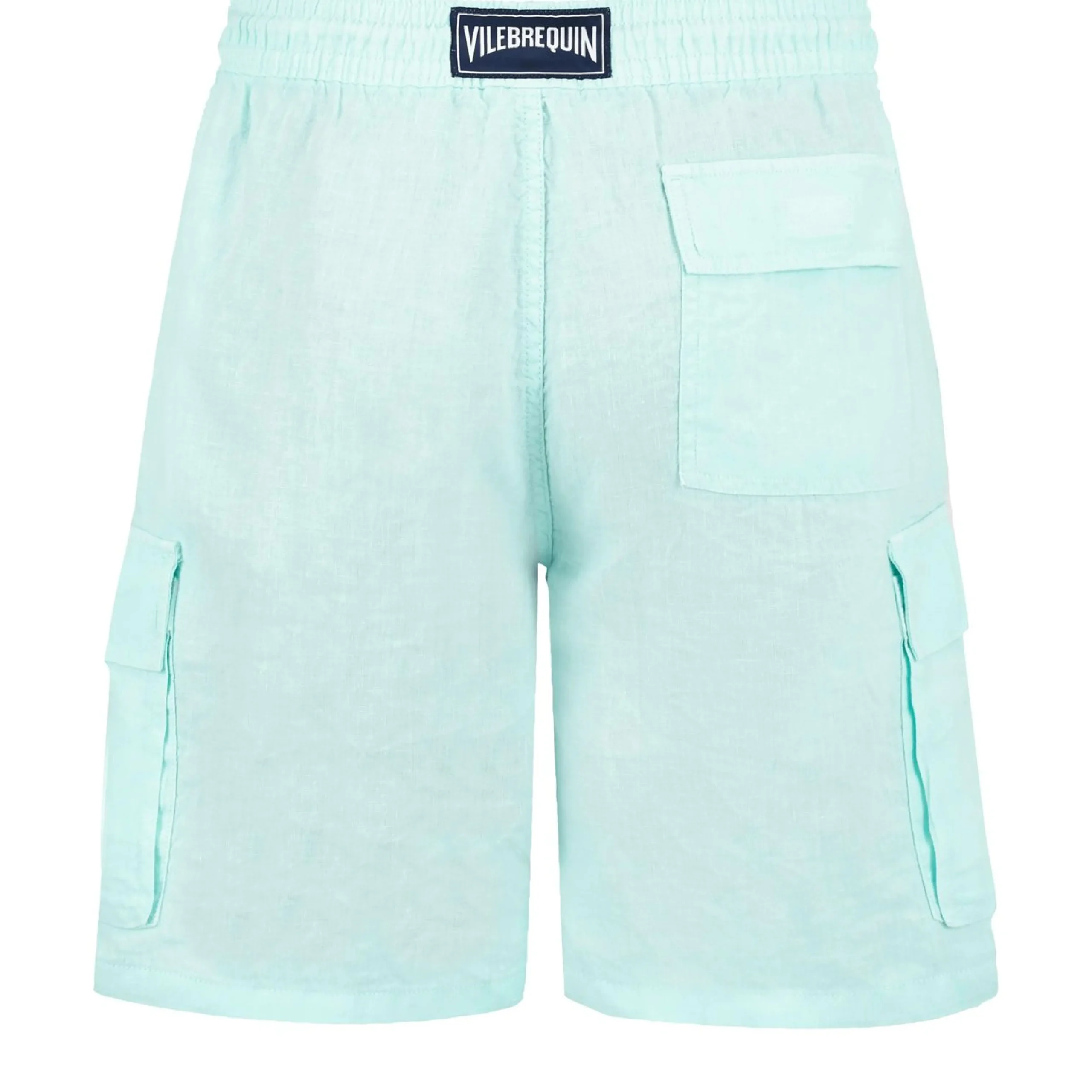 Homme Vilebrequin Bermudas Et Shorts^Bermuda En Lin Homme Uni Poches Cargo