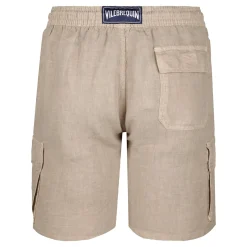 Homme Vilebrequin Bermudas Et Shorts^Bermuda En Lin Homme Uni Poches Cargo