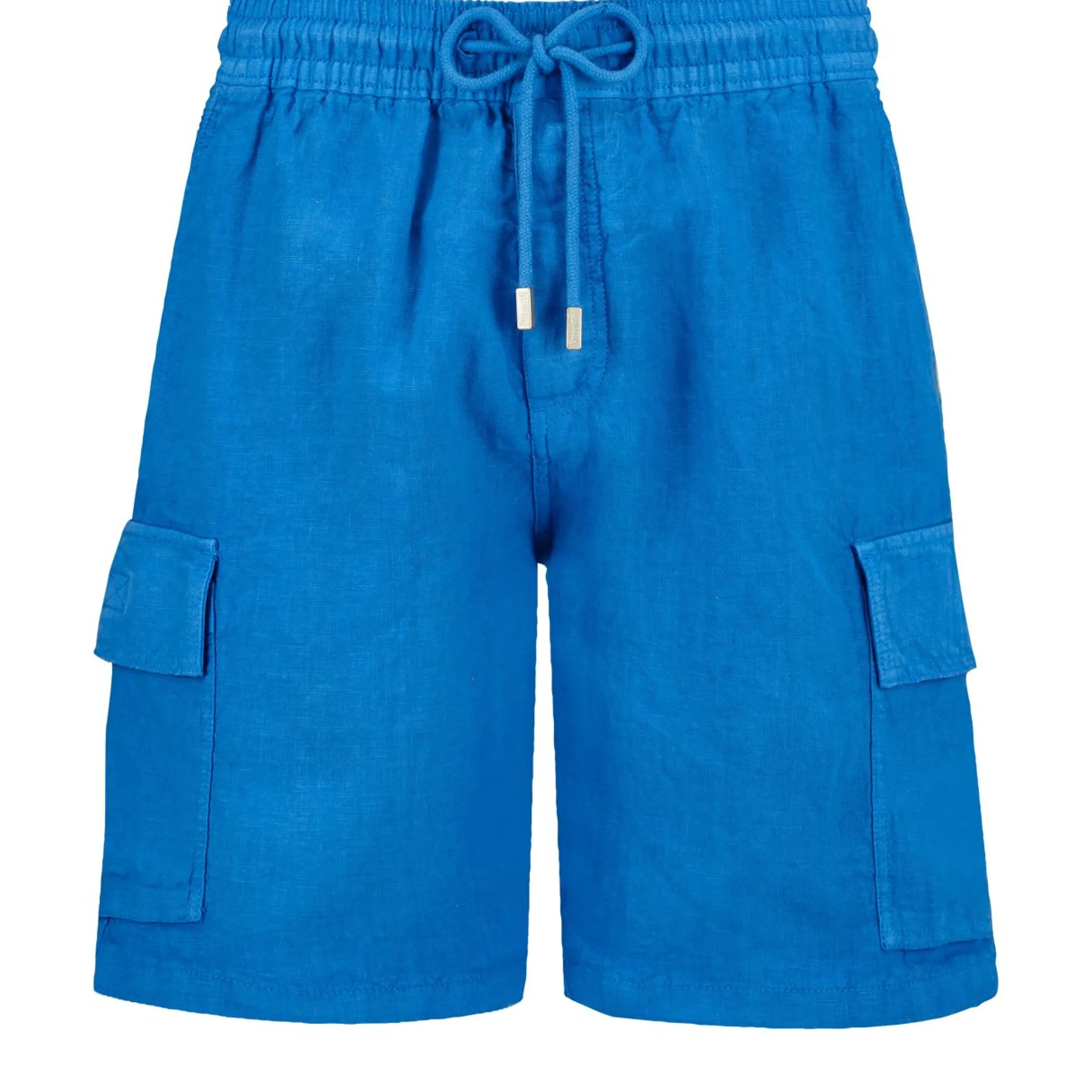 Homme Vilebrequin Bermudas Et Shorts^Bermuda En Lin Homme Uni Poches Cargo