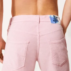 Homme Vilebrequin Bermudas Et Shorts^Bermuda En Velours Cotele 2000 Raies 5 Poches Homme Uni