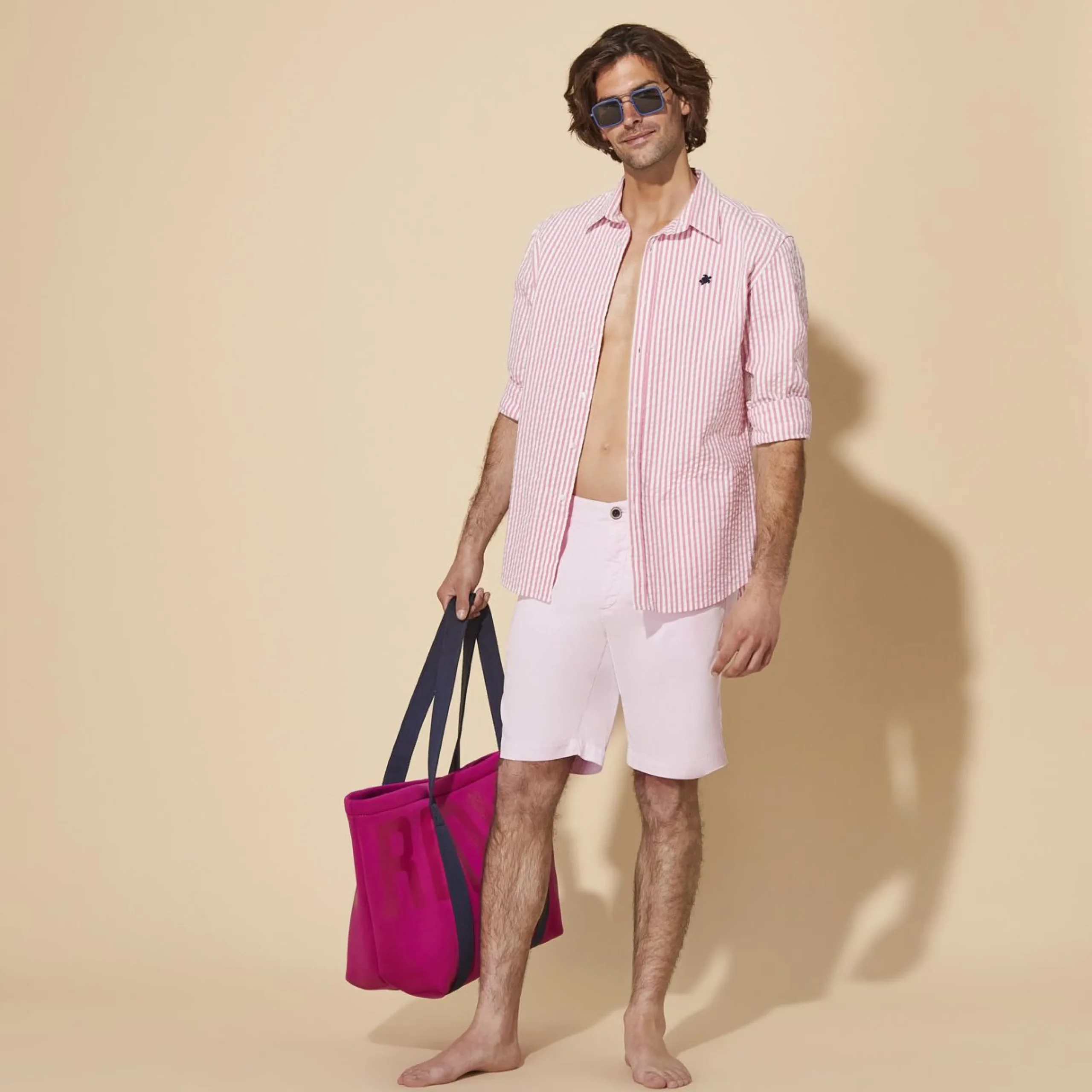 Homme Vilebrequin Bermudas Et Shorts^Bermuda Shorts En Tencel Homme Uni