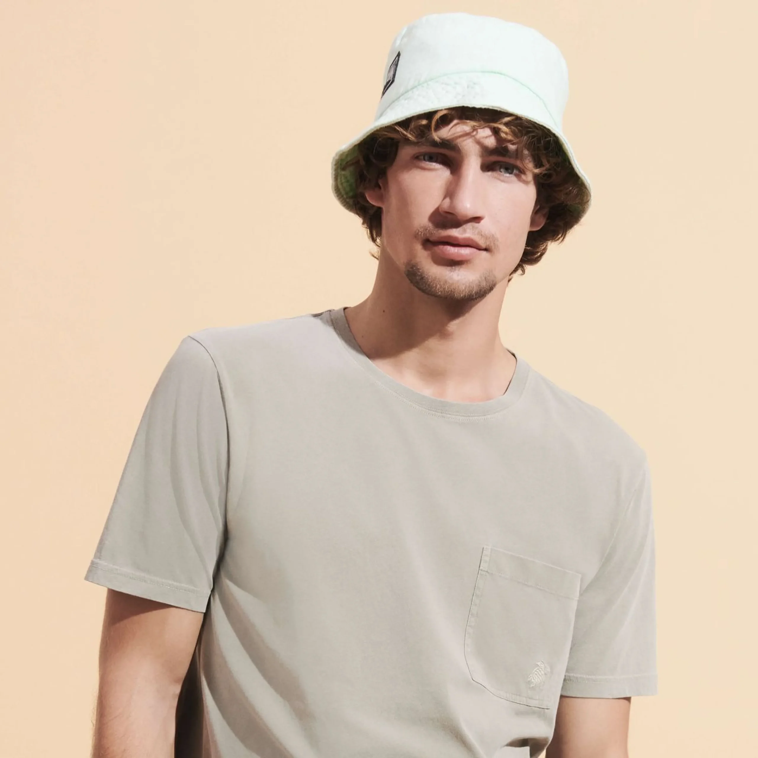 Homme Vilebrequin Casquettes^Bob En Lin