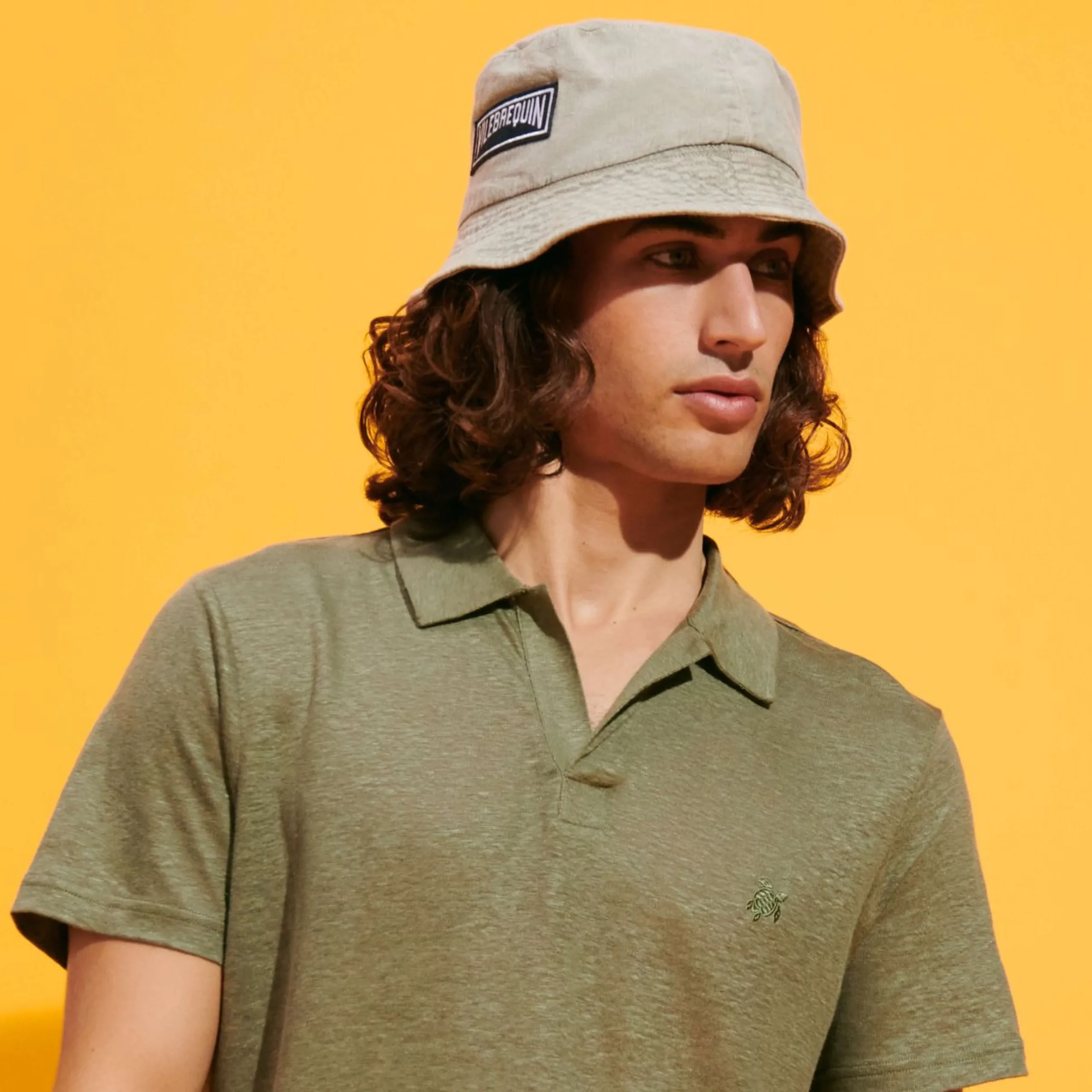 Homme Vilebrequin Casquettes^Bob En Lin