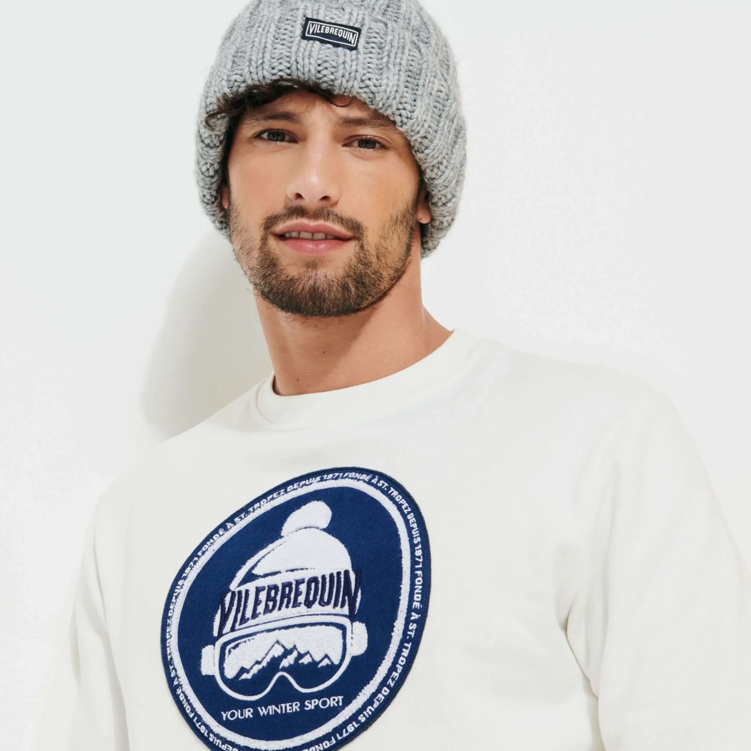 Homme Vilebrequin Casquettes^Bonnet En Laine Pompom Homme