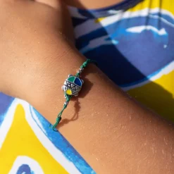 Fille Vilebrequin Bijoux^Bracelet Lien Tortue Emaillee - X Gas Bijoux