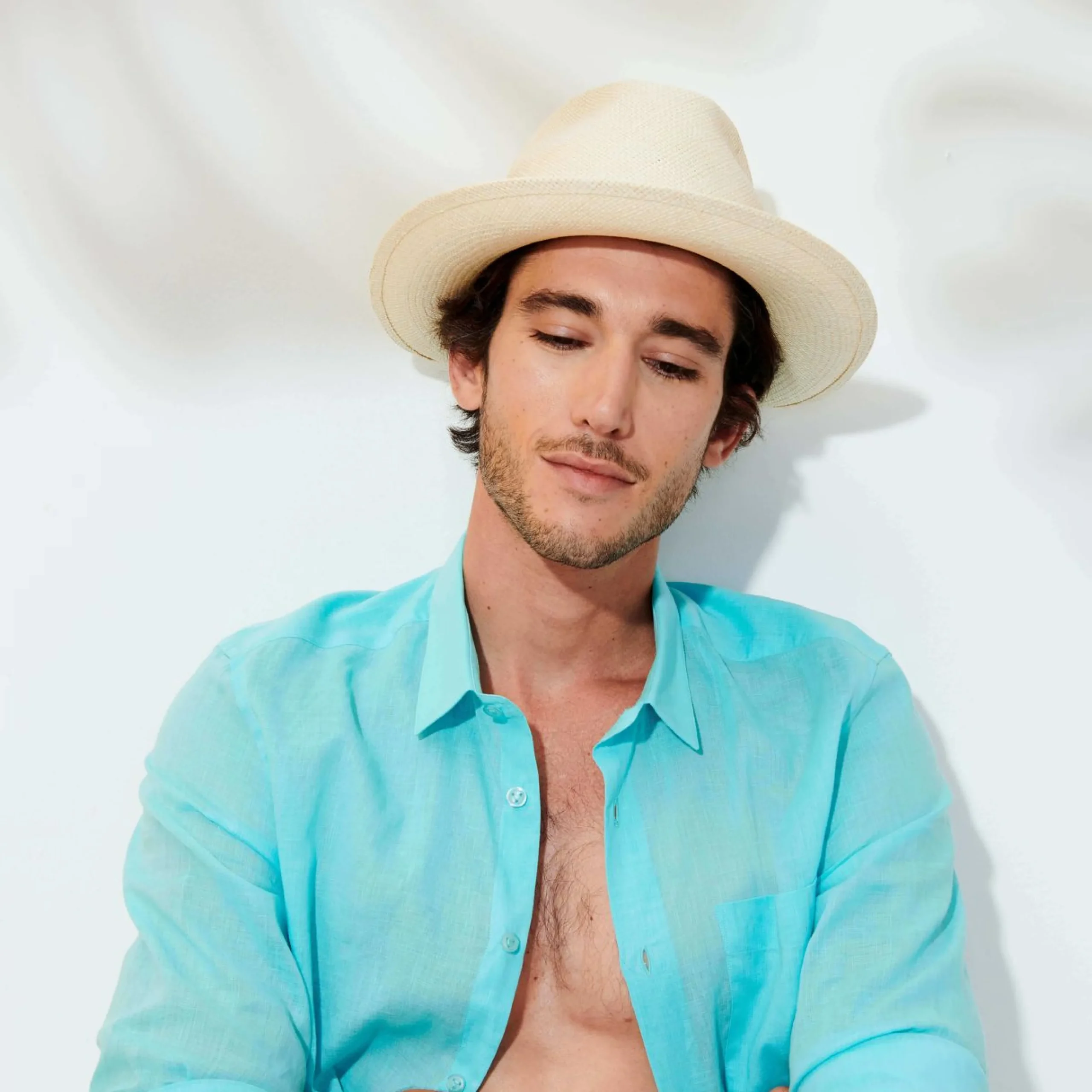 Homme Vilebrequin Casquettes^Chapeau Panama Unisexe Uni