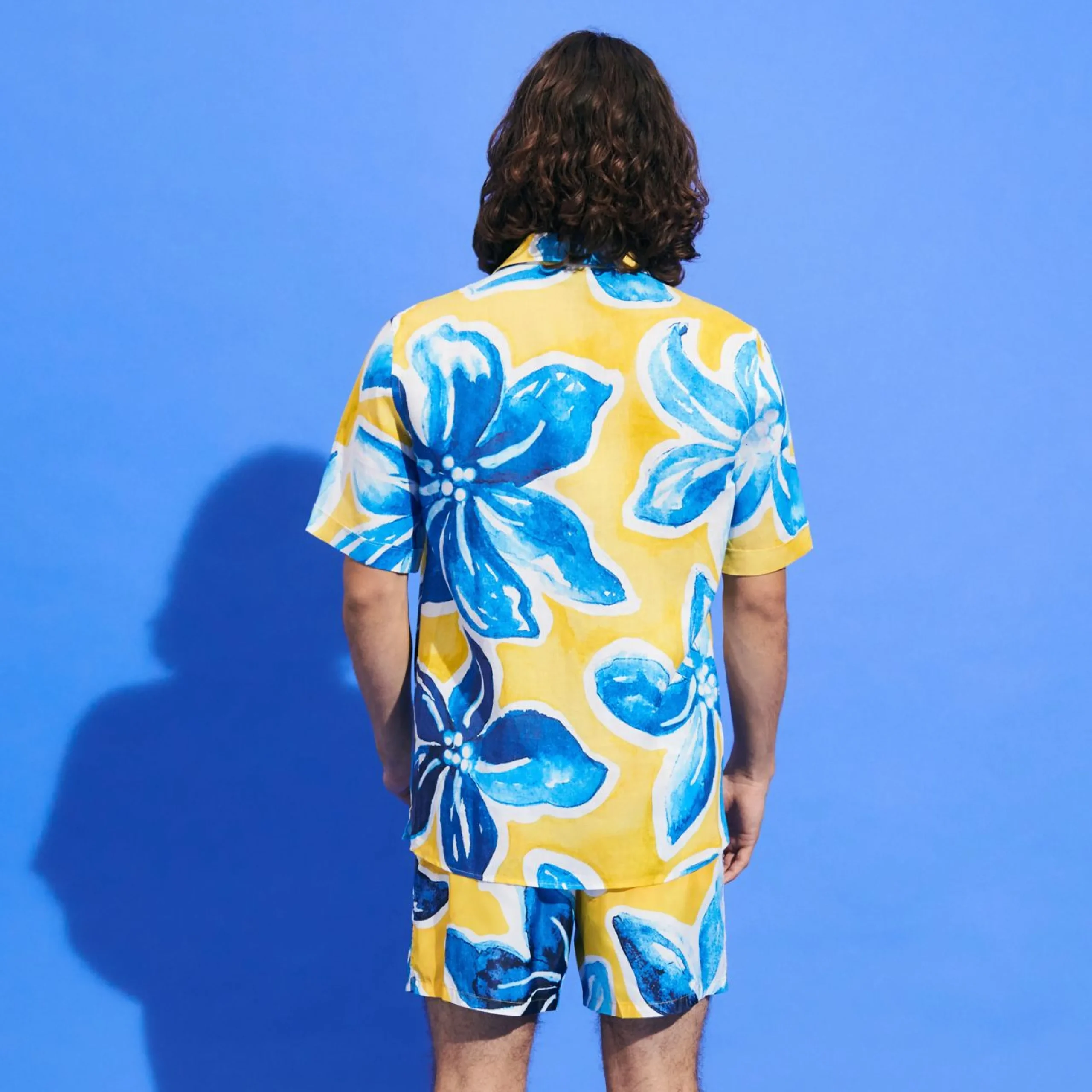 Homme Vilebrequin Chemises^Chemise Bowling En Chanvre Et Tencel Homme Raiatea