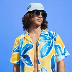 Homme Vilebrequin Chemises^Chemise Bowling En Chanvre Et Tencel Homme Raiatea