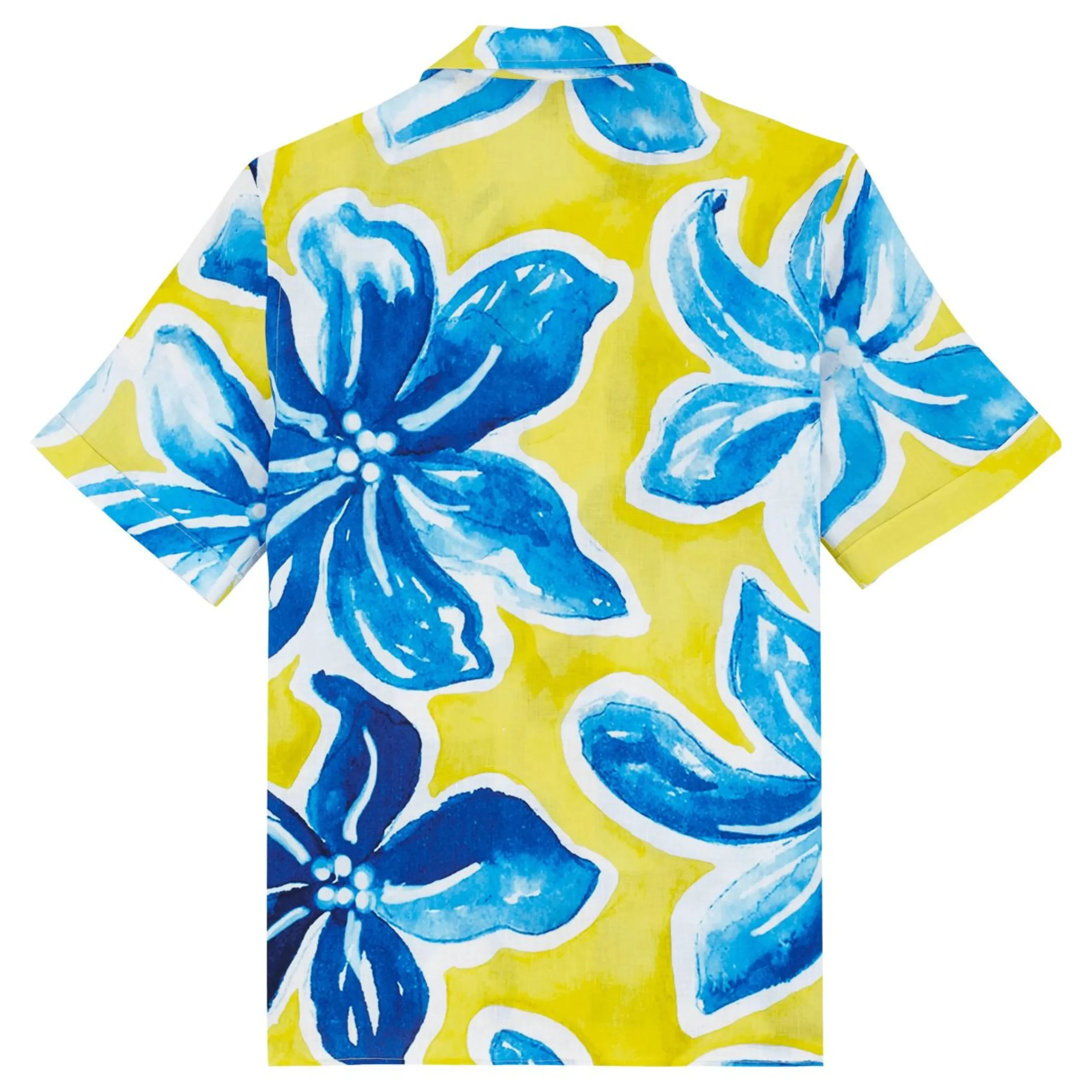 Homme Vilebrequin Chemises^Chemise Bowling En Chanvre Et Tencel Homme Raiatea