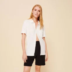 Homme Vilebrequin Loungewear^Chemise Bowling En Eponge Unisexe Unie