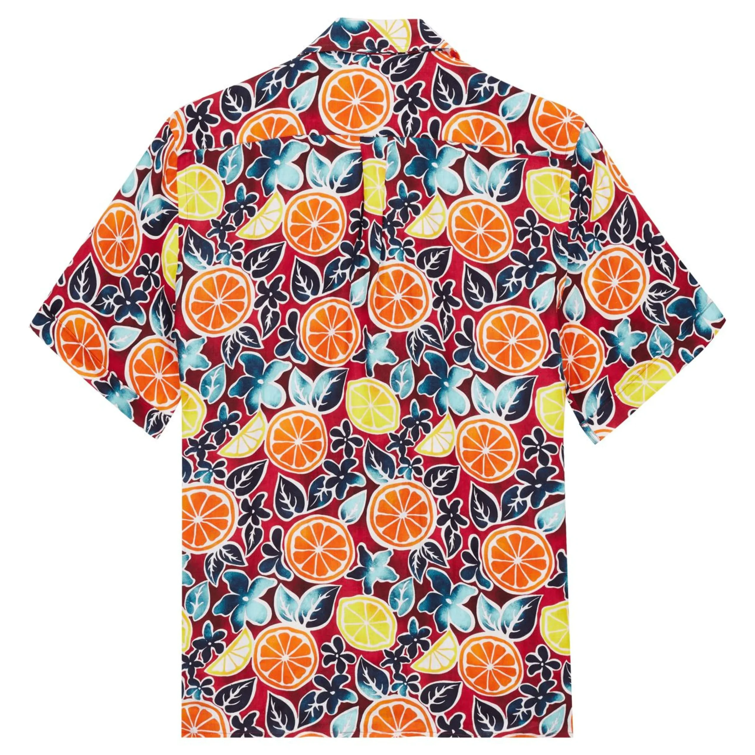 Homme Vilebrequin Chemises^Chemise Bowling En Lin Homme Presse Citron