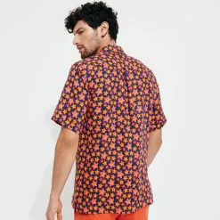 Homme Vilebrequin Chemises^Chemise Bowling En Lin Stars Gift Homme