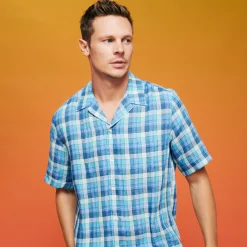 Homme Vilebrequin Chemises^Chemise Bowling Homme Checks - X The Beach Boys