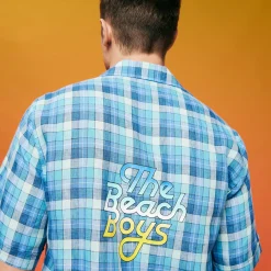Homme Vilebrequin Chemises^Chemise Bowling Homme Checks - X The Beach Boys