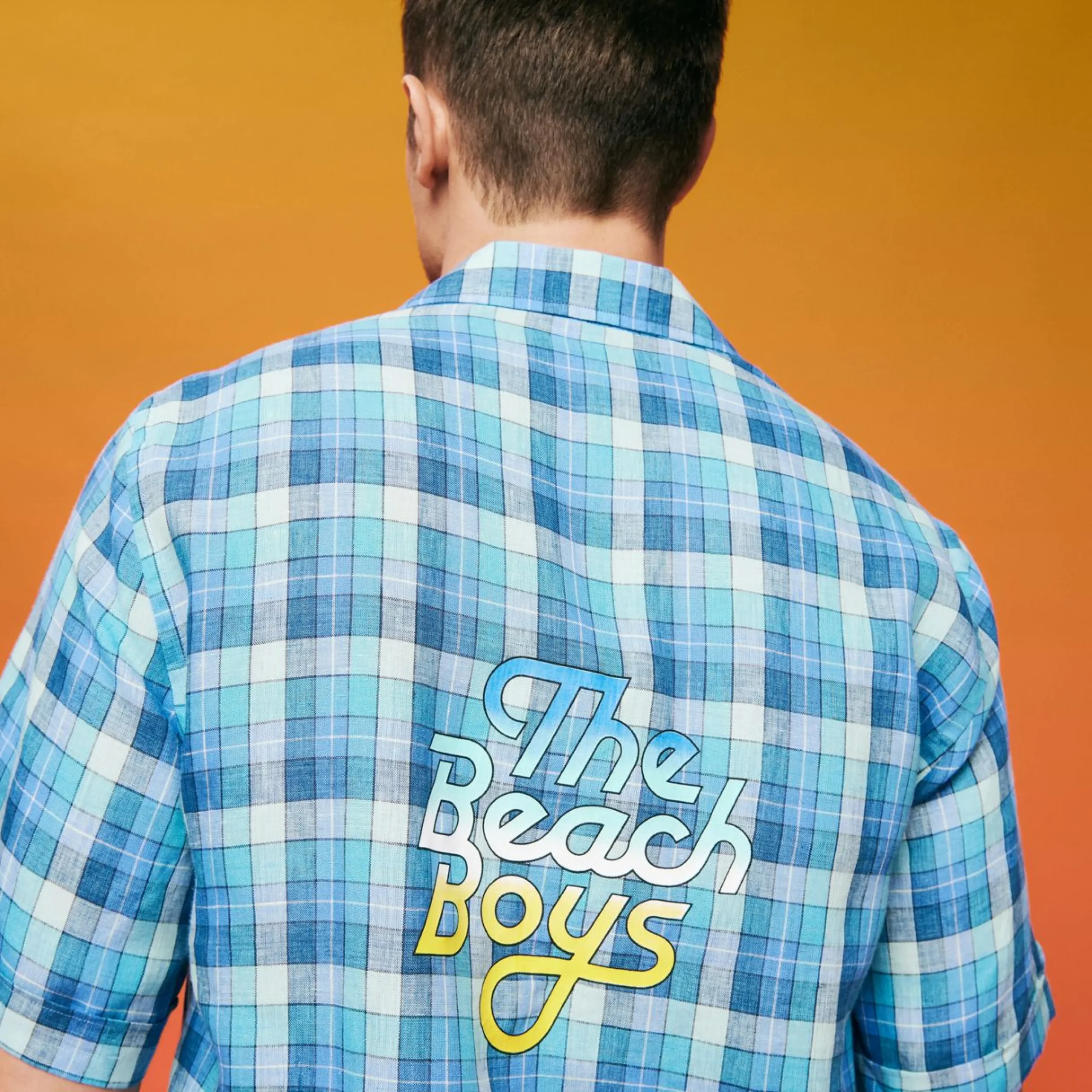 Homme Vilebrequin Chemises^Chemise Bowling Homme Checks - X The Beach Boys