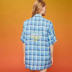 Homme Vilebrequin Chemises^Chemise Bowling Homme Checks - X The Beach Boys