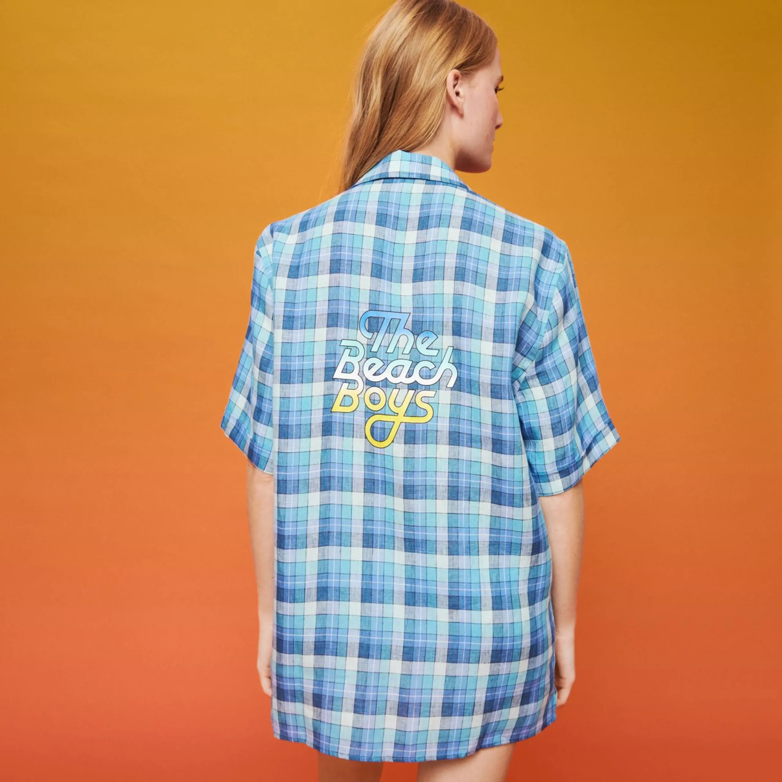 Homme Vilebrequin Chemises^Chemise Bowling Homme Checks - X The Beach Boys