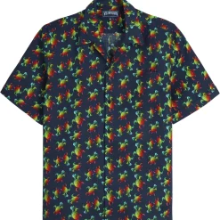 Homme Vilebrequin Chemises^Chemise Bowling Lin Homme Tortues Rainbow Multicolor - X Kenny Scharf