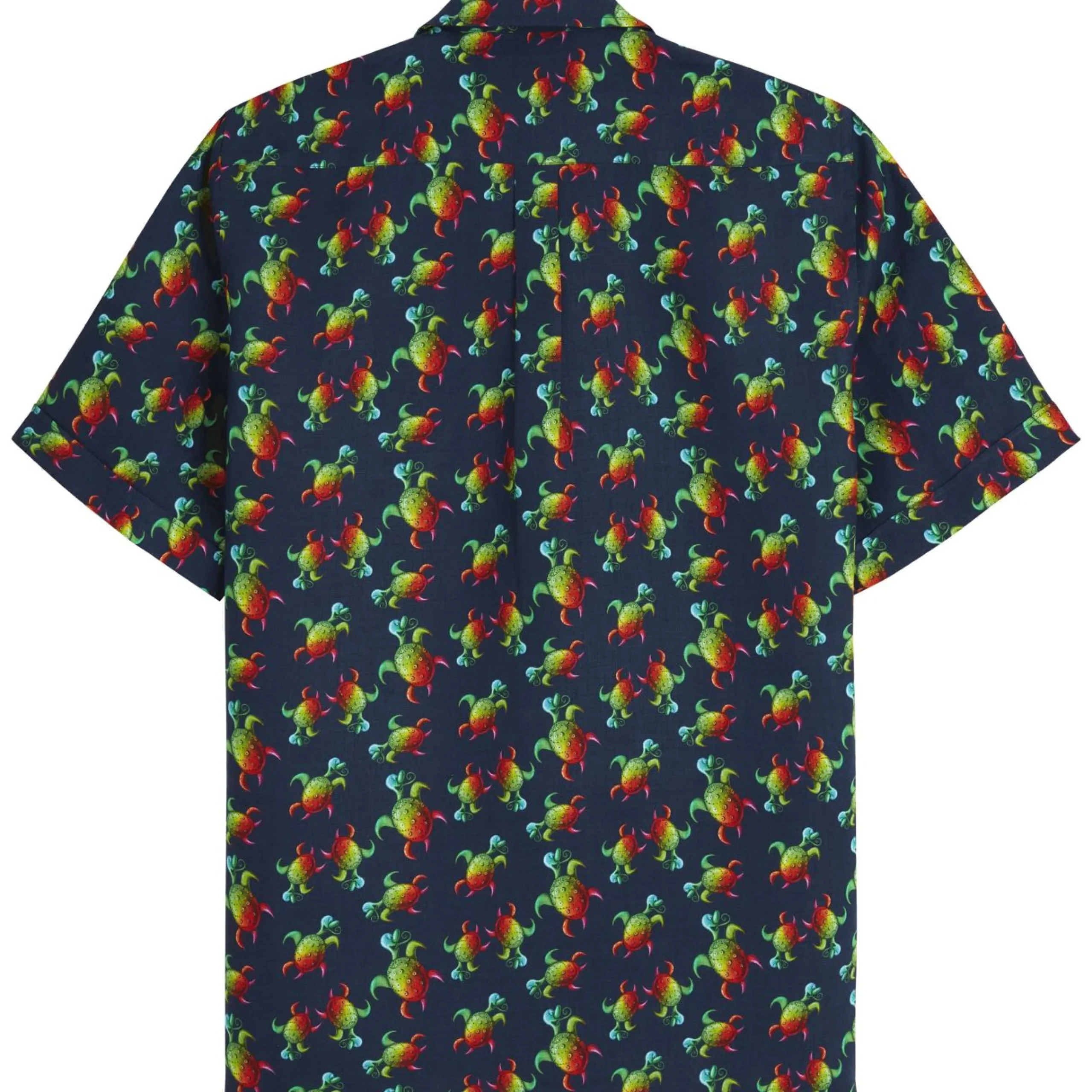 Homme Vilebrequin Chemises^Chemise Bowling Lin Homme Tortues Rainbow Multicolor - X Kenny Scharf