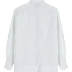 Femme Vilebrequin Robes^Chemise En Lin Blanc Femme Unie- X Angelo Tarlazzi