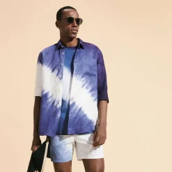 Homme Vilebrequin Chemises^Chemise En Lin Homme Tie & Dye