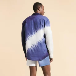 Homme Vilebrequin Chemises^Chemise En Lin Homme Tie & Dye